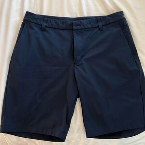 Men’s navy Lulu Lemon shorts size 32.